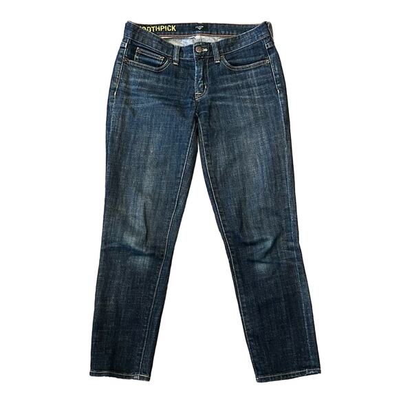 J.Crew Women's Toothpick Jean Dark Wash Size 4 - Picture 1 of 7